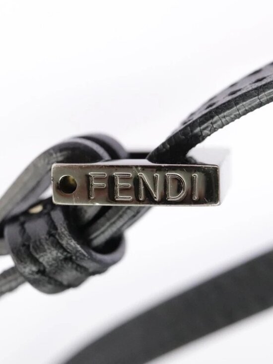 Fendi Zucchino Canvas Mamma Baguette Shoulder Bag Authentic main image 4